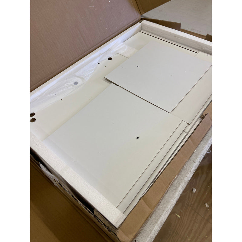 Simple 4-Drawer Dresser White 25.98" x 13" x 28.7" Nightstand MDF Wood