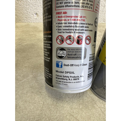 3-PACK Dust-Off Compressed Gas Disposable Duster 10oz Each - NO STRAW