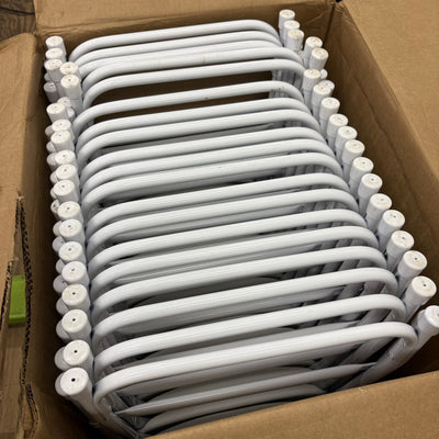 20-Pack Foldable Plastic Chair Folding & Stackable 350 lbs Capacity Steel Frame