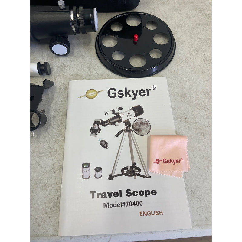 Gskyer Telescope, 70mm Aperture 400mm AZ Mount Astronomical Refracting Telescope