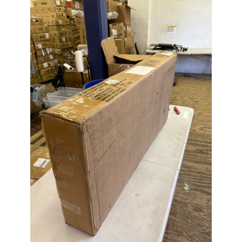 Tribesigns Industrial Computer Desk, 59" Desk with Reversible 3-Drawer Cabinet