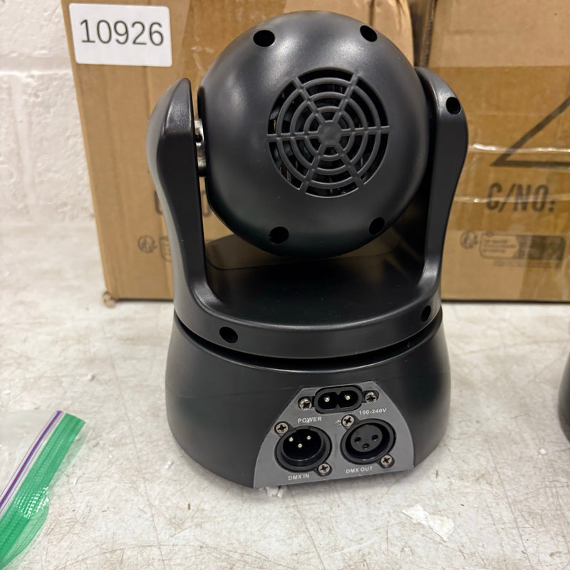 PACK-OF-2 U`King 40W LED Moving Head Light RGBW Beam Lights DMX Sound Activated