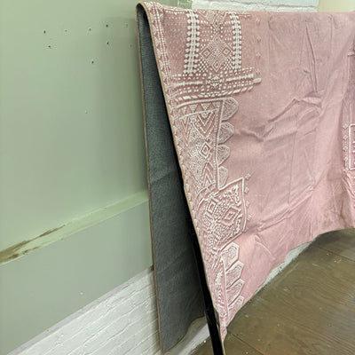 Nicetown 8'x10' Area Rug Thin Machine Washable Non-Slip Stain Resistant - Pink