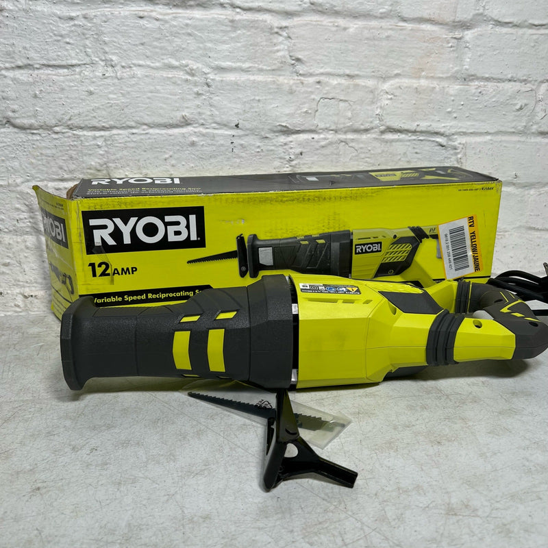 RYOBI 12 Amp Reciprocating Saw with Blade, Corded Electric, 3000CPM