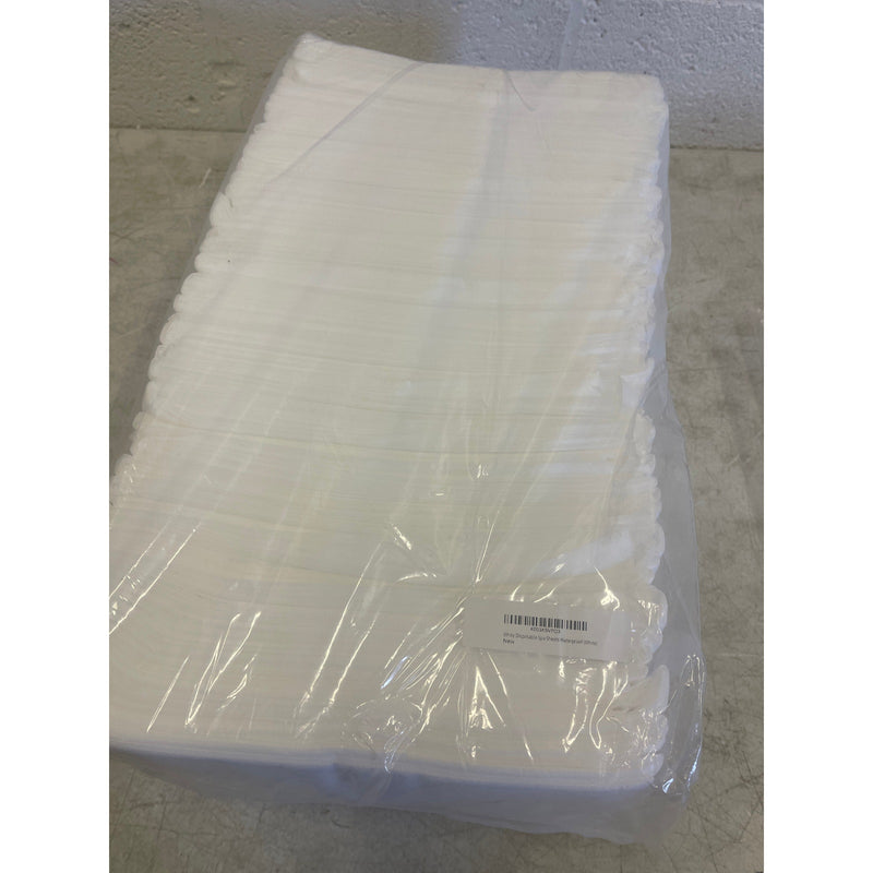 Starlit Disposable Sheets 50pcs 39"x79" SMS Material Water Resistant - White