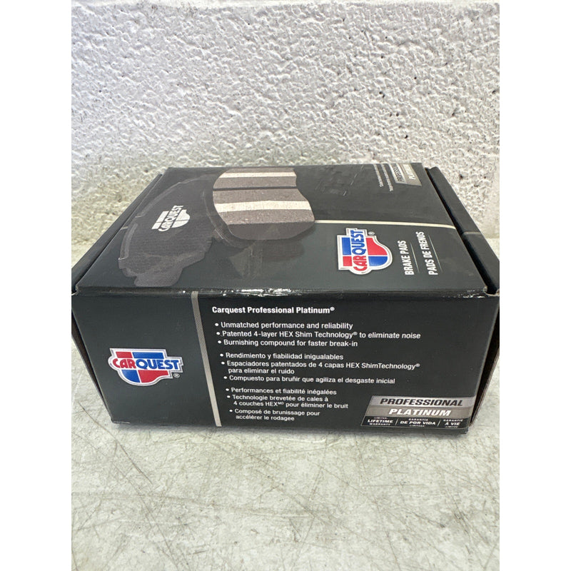 Carquest Professional Platinum Brake Pads w Hardware, Ceramic, Rear - PXD1393H