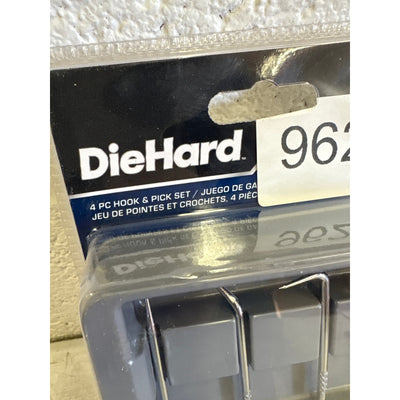 DieHard Hook & Pick Set 4 Piece Straight, Angled, 90 Degree & Full Hook DHP55325