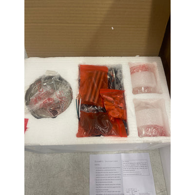 3-Pack Dolaimi House 1-Light Kitchen Island Pendant Ceiling Light 6.5" Glass