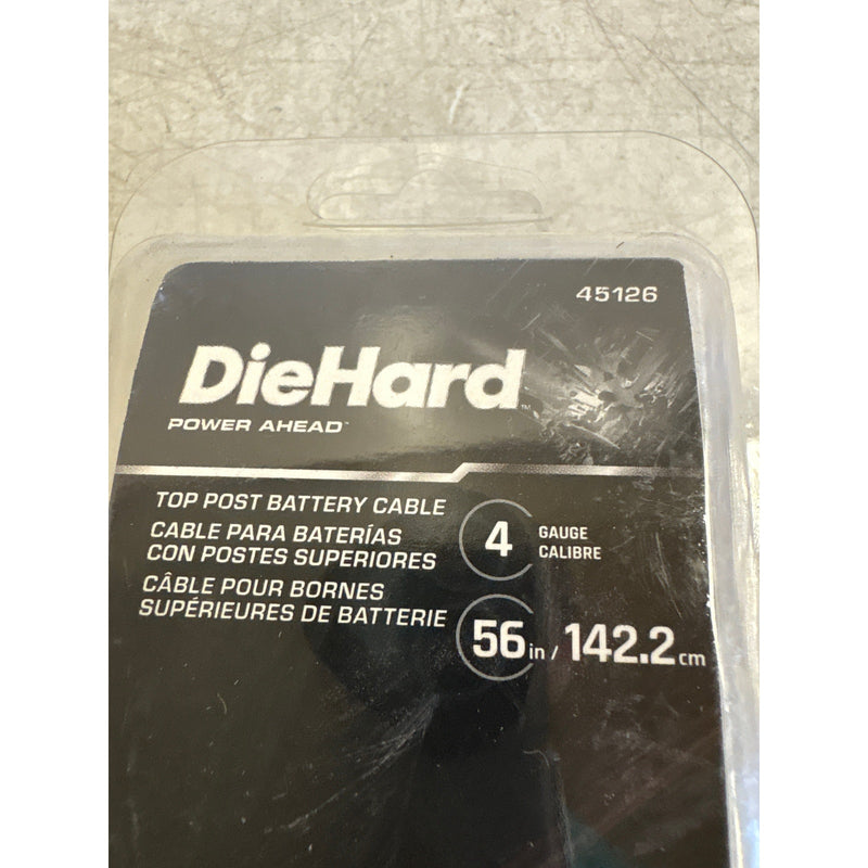 DieHard Battery Cable Top Post, 56" Long, 4 Gauge, Positive / Negative Terminals