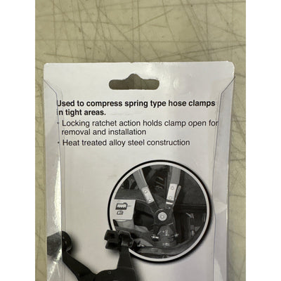 Performance Tool Locking Ratchet Hose Clamp Pliers for Tight Spaces - W80654