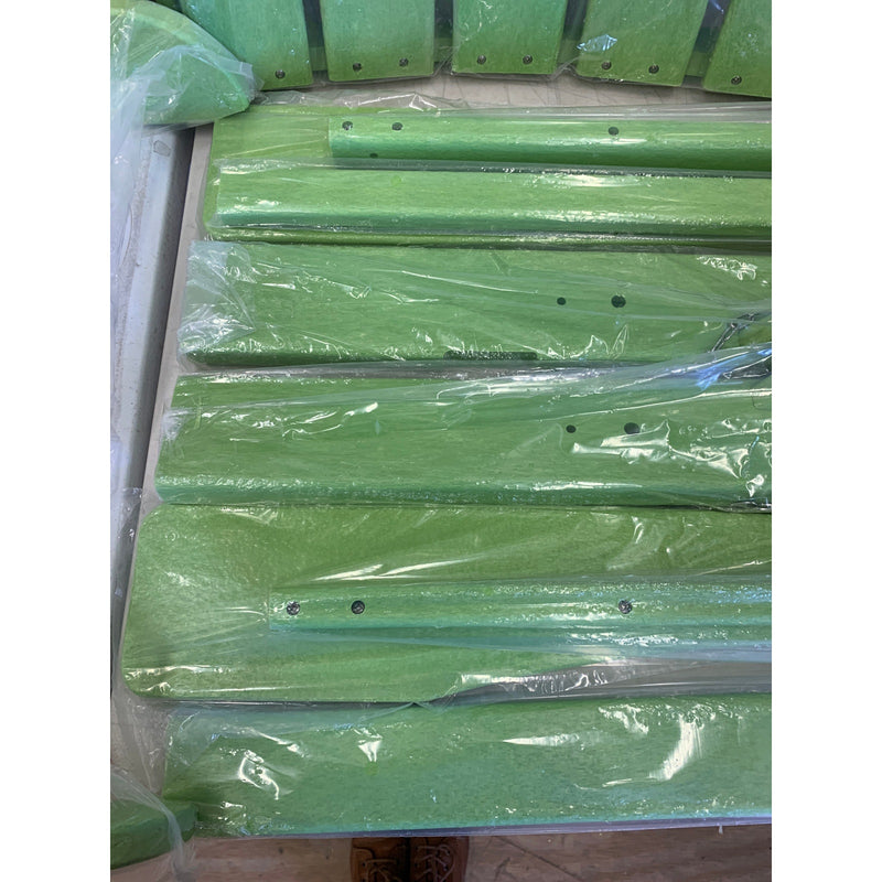 DAILYLIFE Folding Adirondack Chair, HDPE Patio Outdoor Chair Lime