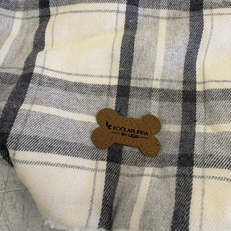 Koolaburra by UGG Pet Alfie Pajama w Hood Dog 17-18" Collar Gray Plaid - Large