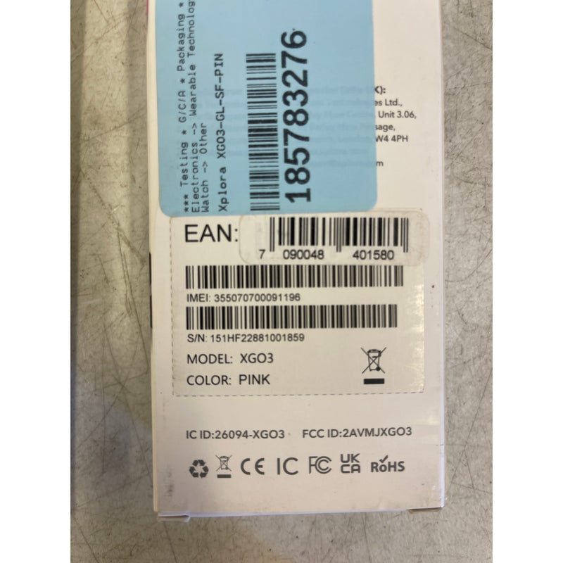 Xplora XGO3 Kids Smart Watch Cell Phone GPS Tracker - PINK, Bundle