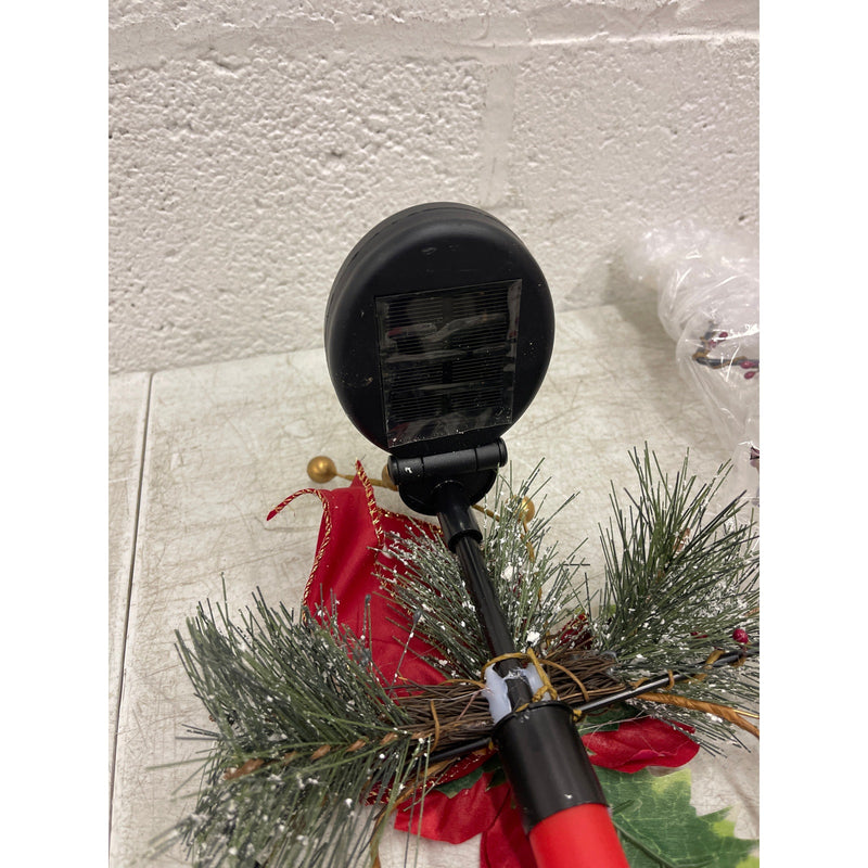 SET-OF-2 Solpex Solar Christmas Decorations Waterproof Solar Powered Candles