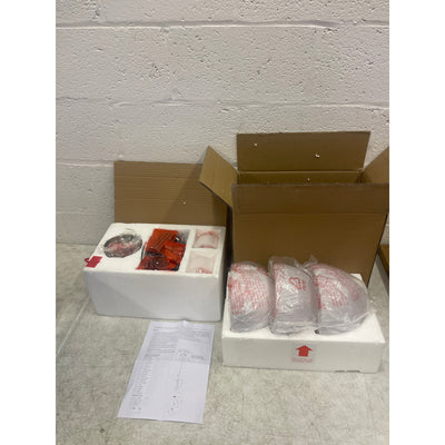 3-Pack Dolaimi House 1-Light Kitchen Island Pendant Ceiling Light 6.5" Glass