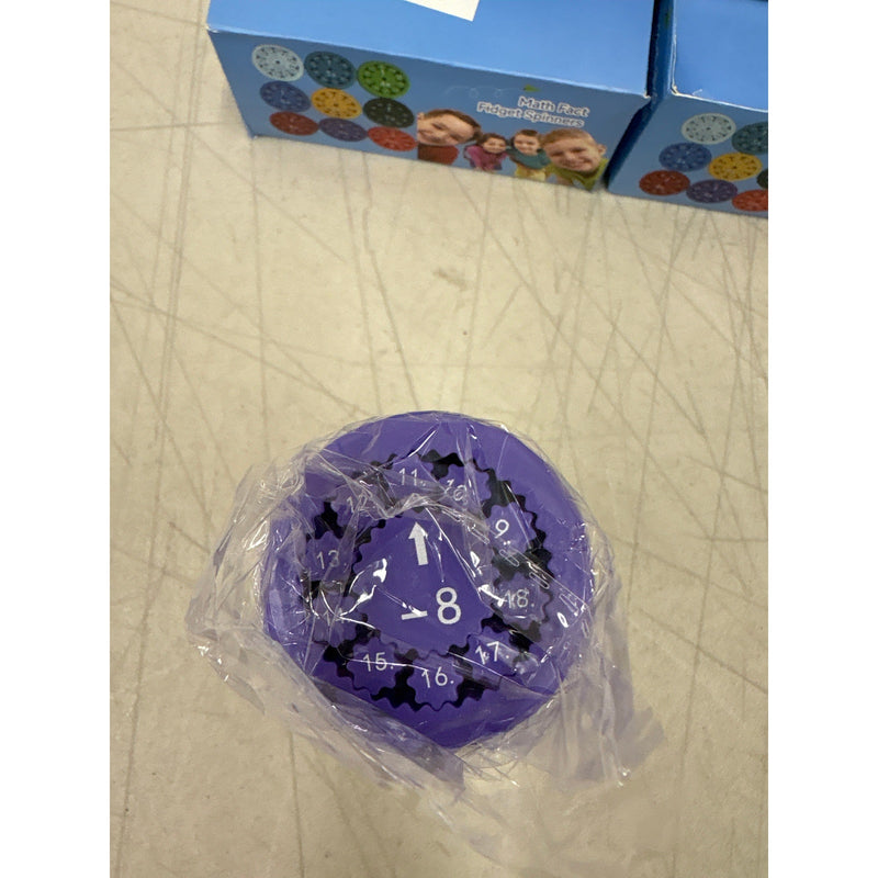 5-Sets Math Fidget Spinners Educational Toys Addition & Subtraction 9-pcs / Set