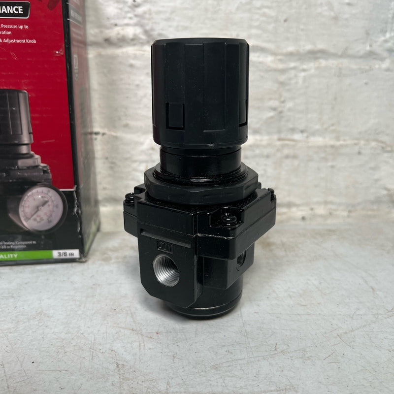 Husky 3/8 in. High Performance Air Regulator, 0-150 PSI, MISSING GAUGE