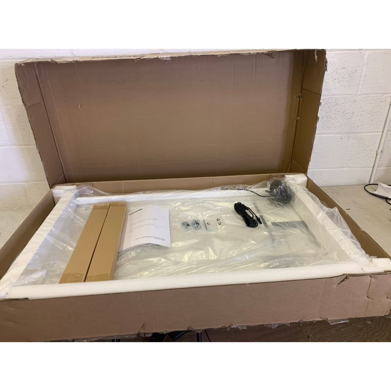 FLEXISPOT Comhar Standing Desk Electric 48"x24" w Drawer & USB Ports White EW8W