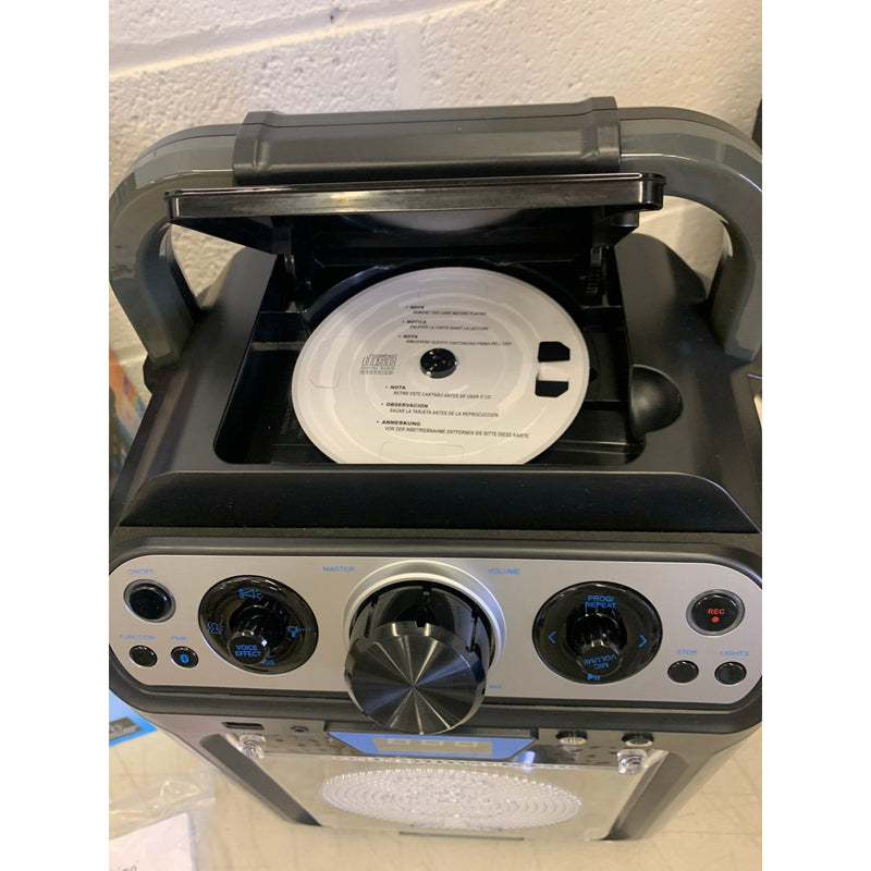 Singing Machine Groove Cube Hype Bluetooth,  Karaoke Machine Speaker & Mic