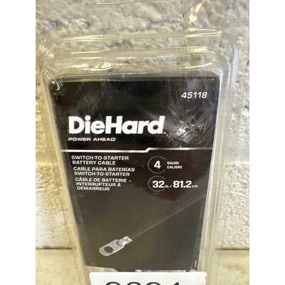 DieHard Battery Cable Switch to Starter 32" Long 4 Gauge For Positive/Negative