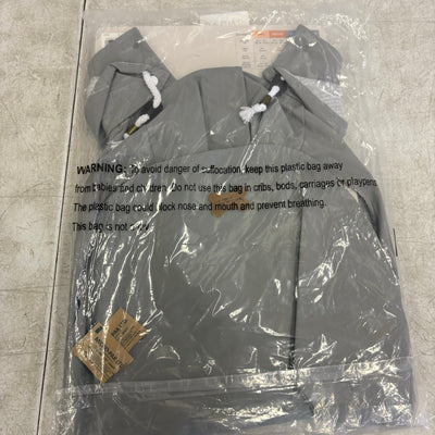 Koolaburra UGG Pet Reversible Raincoat Dog Hooded Jacket 20-21" Collar, Gray XL