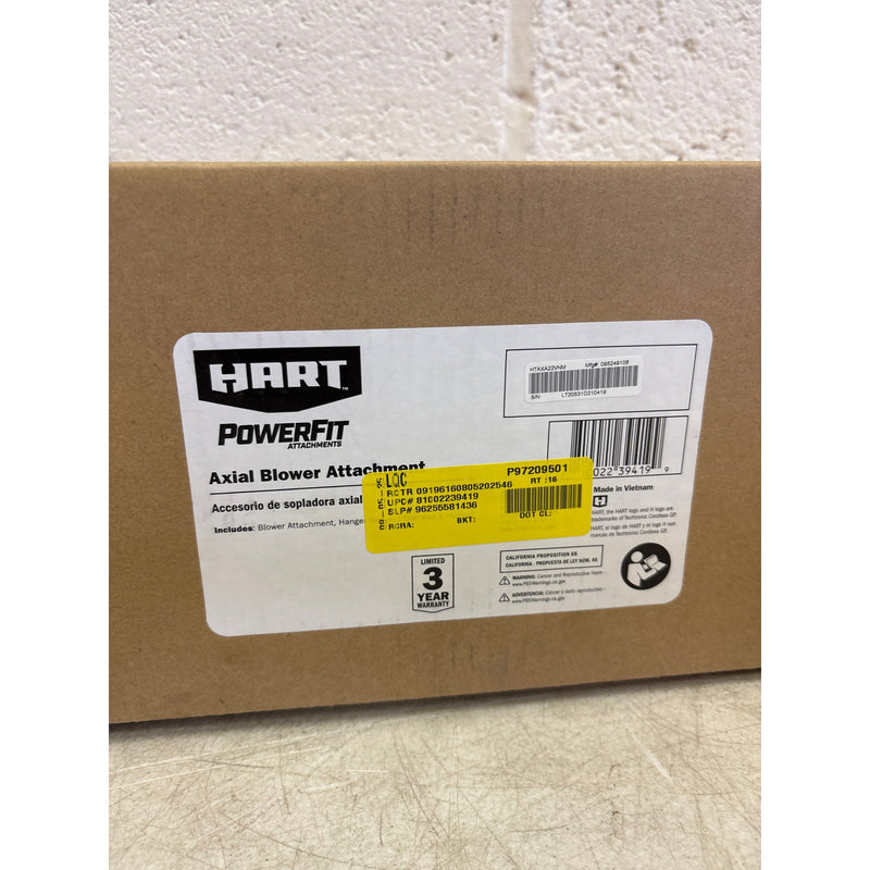 HART PowerFit Axial Blower Attachment for Attachment Capable Trimmer HTAXA22VNM