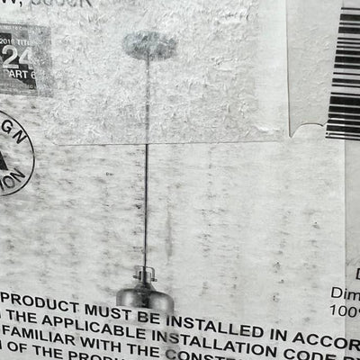 Kichler Lighting One Light Mini Pendant, Brushed Nickel, 10W 45"x7"x12" LED