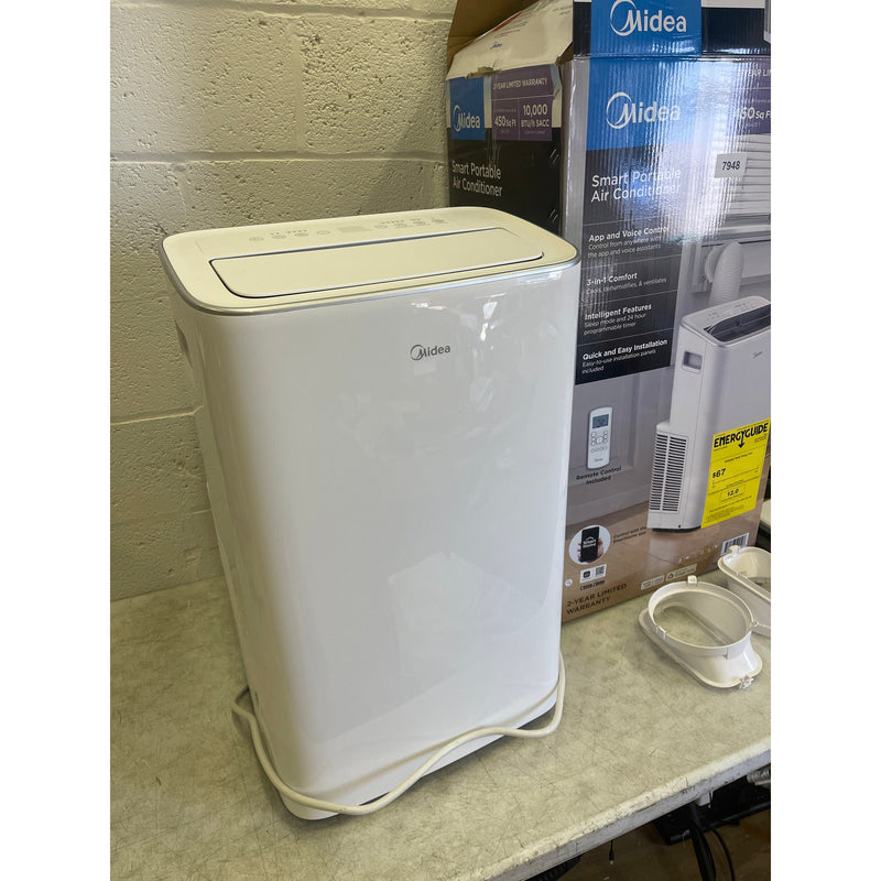 Midea Smart Air Conditioner 10,000 BTU DOE Portable w Wheels 450 SqFt, Unit Only