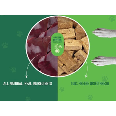 Nutri Bites Freeze Dried Beef Liver Dog/Cat Training Treats Food Topper 27oz