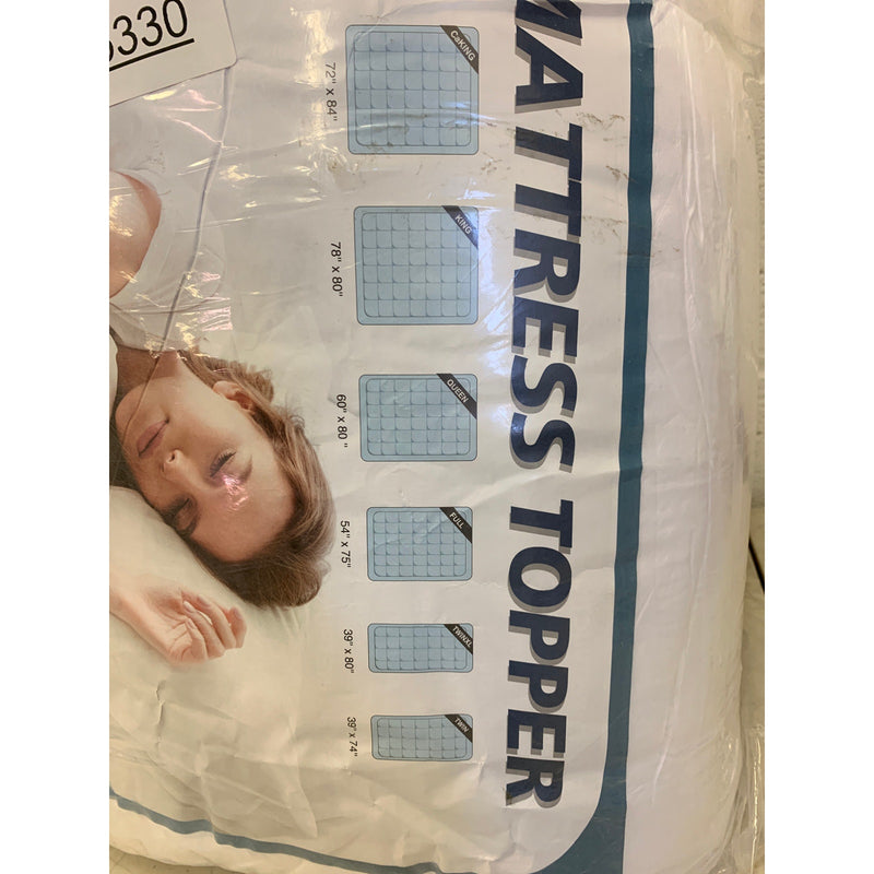 UNKNOWN SIZE Mattress Topper, Breathable , Hypoallergenic , Soft & Comfortable