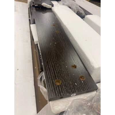 Tribesigns 55" Wood Computer Desk, Modern Study Writing Table with Drawer Black