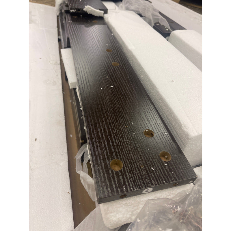 Tribesigns 55" Wood Computer Desk, Modern Study Writing Table with Drawer Black