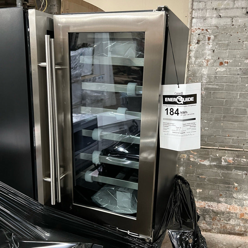 Danby 28 Bottle Upright Wine Cooler, 3.1 cuft, Built-In 15-In, SEE DETAILS