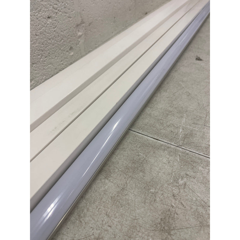 4-PACK JESLED Dual Row T8 LED Tube Light 4FT 24W Clear 3200Lm Double Ended Power