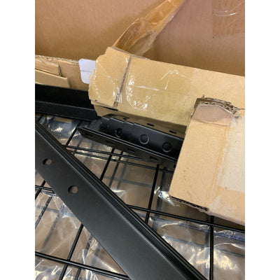 FLEXIMOUNTS  Overhead Garage Storage Adjustable Ceiling Rack 3x6 Missing Screws