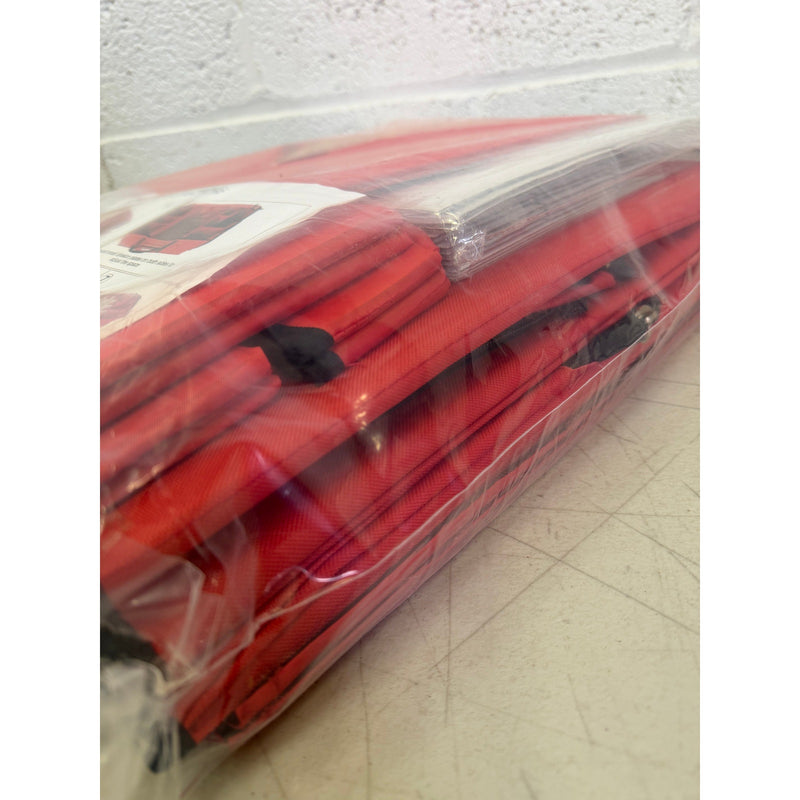 Christmas Ornament Storage Box with Removable Trays, up to 73 ornaments (Red)