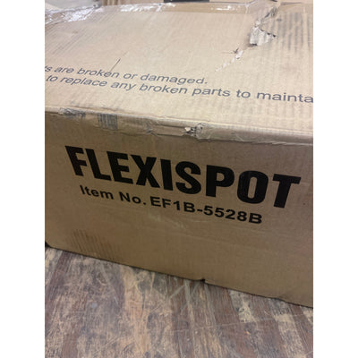FLEXISPOT 55 inch Computer Desk Home Office Workstation, 2 Levels, Black
