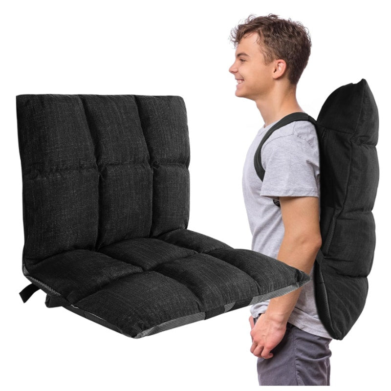 HOMBYS Memory Foam Wide Stadium Seats with Back Support, Portable Bleacher Seat