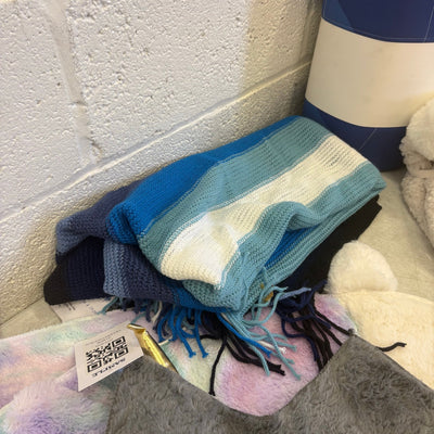 Lot-of-12 Soft Goods, Dino Sleeping Bag, 3 Unicorn Rug, 1 Dino Rug, Robe, 4 Blankets