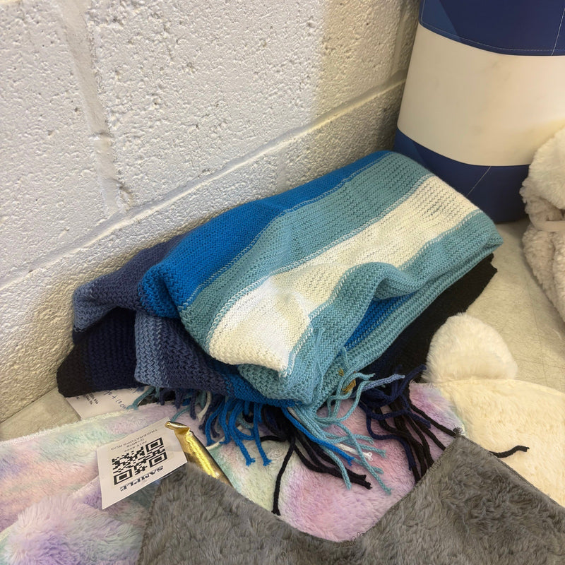 Lot-of-12 Soft Goods, Dino Sleeping Bag, 3 Unicorn Rug, 1 Dino Rug, Robe, 4 Blankets