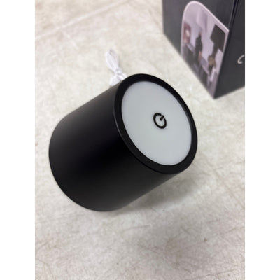 LED Wine Bottle Lamp 3-Color Wireless Bottle Table Touch Control - Black