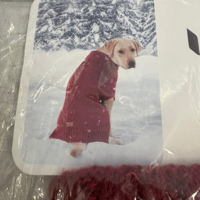 Koolaburra by UGG Pet Oliver Sweater Dog Jacket - 20-21" Collar, Red - XL