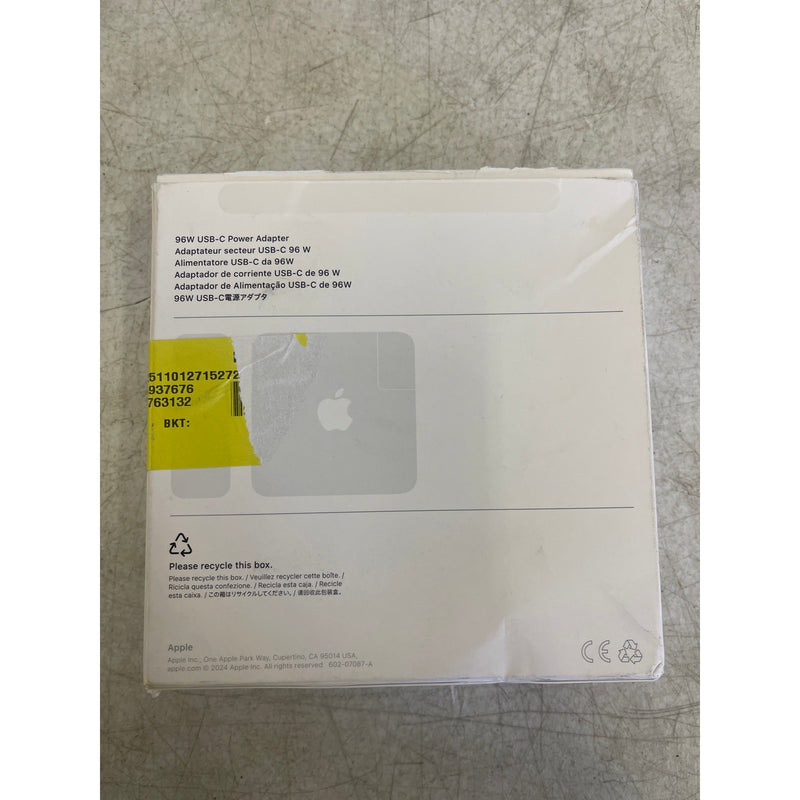 Apple 96W USB-C Power Adapter - White A2166
