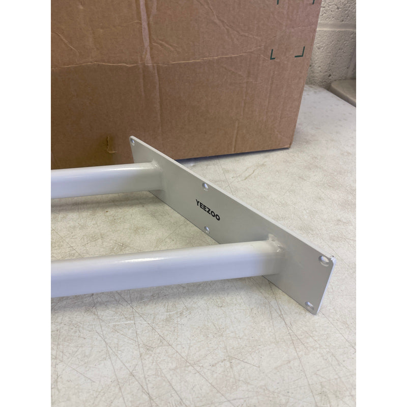 Yeezoo Outdoor Handrail Wall Mount, Garage Railing with Polished White Finished