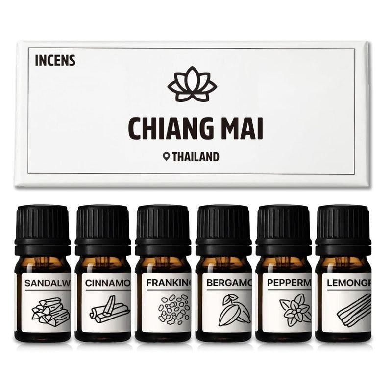 24- Packs-of-6 Essential Oils Set Chiang Mai Series 100% Pure Oils kit, 144pcs