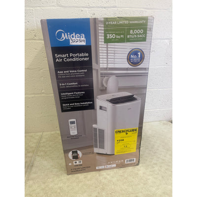 Midea Smart Air Conditioner 8,000 BTU DOE Portable w Wheels, Standup Unit AC