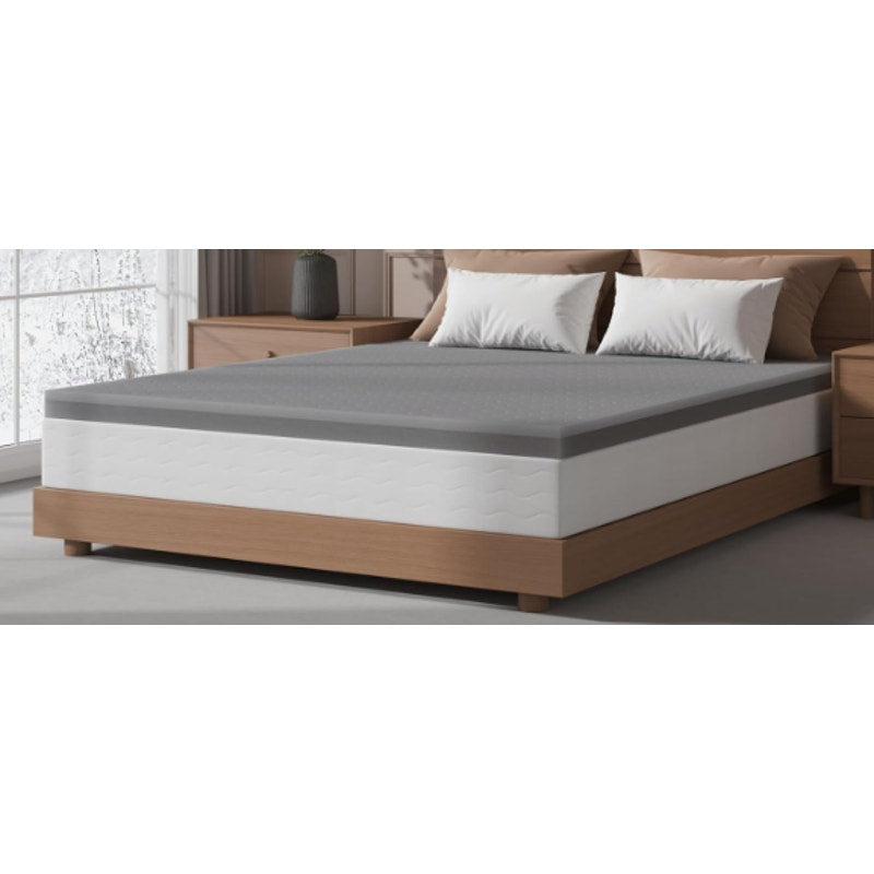 Sleepmax Extra Firm Mattress Topper Full Size 3" - Firm Memory Foam Mattress Pad