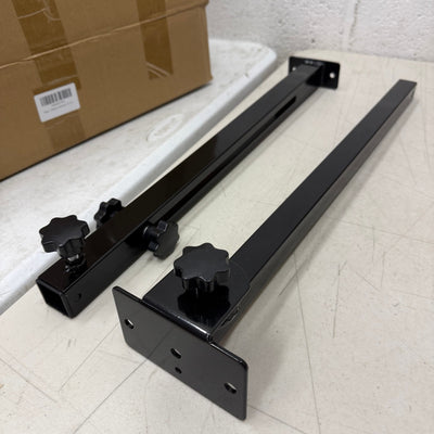 Tattoo Armrest Stand, Adjustable Height & Tilt, Rubber Anti-Slip Pad - Black