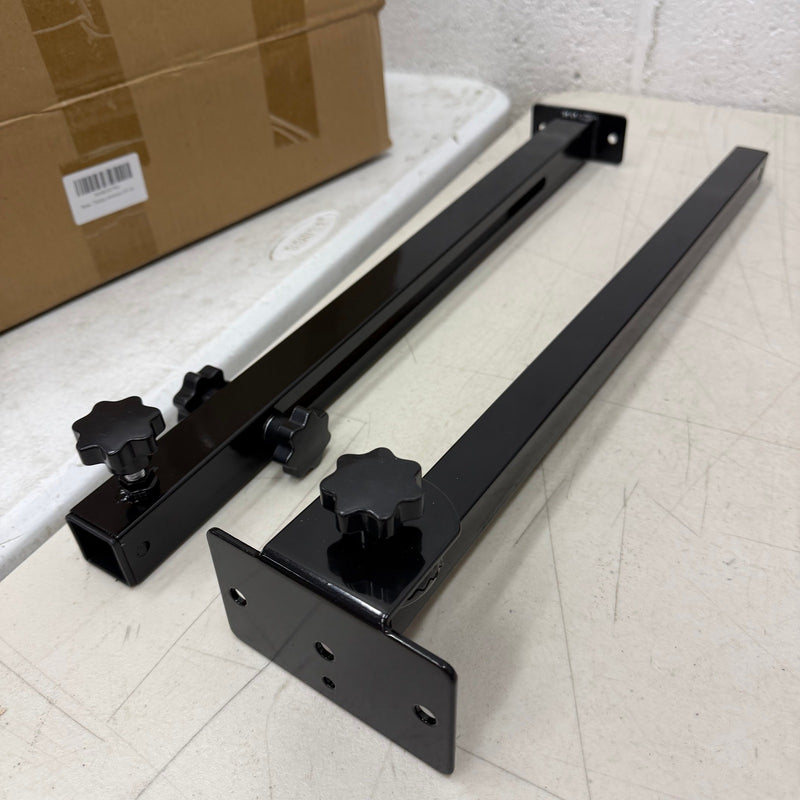 Tattoo Armrest Stand, Adjustable Height & Tilt, Rubber Anti-Slip Pad - Black