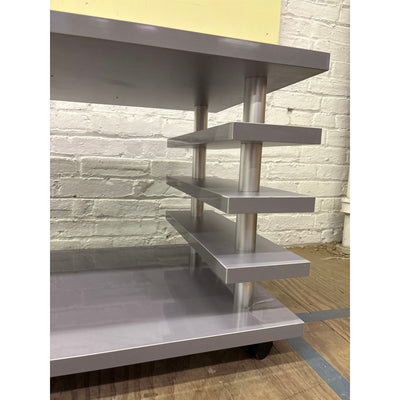 Coffee Table 39.5 L x 20 H x 20 W Inches, TV Stand, Living Room Furniture Gray